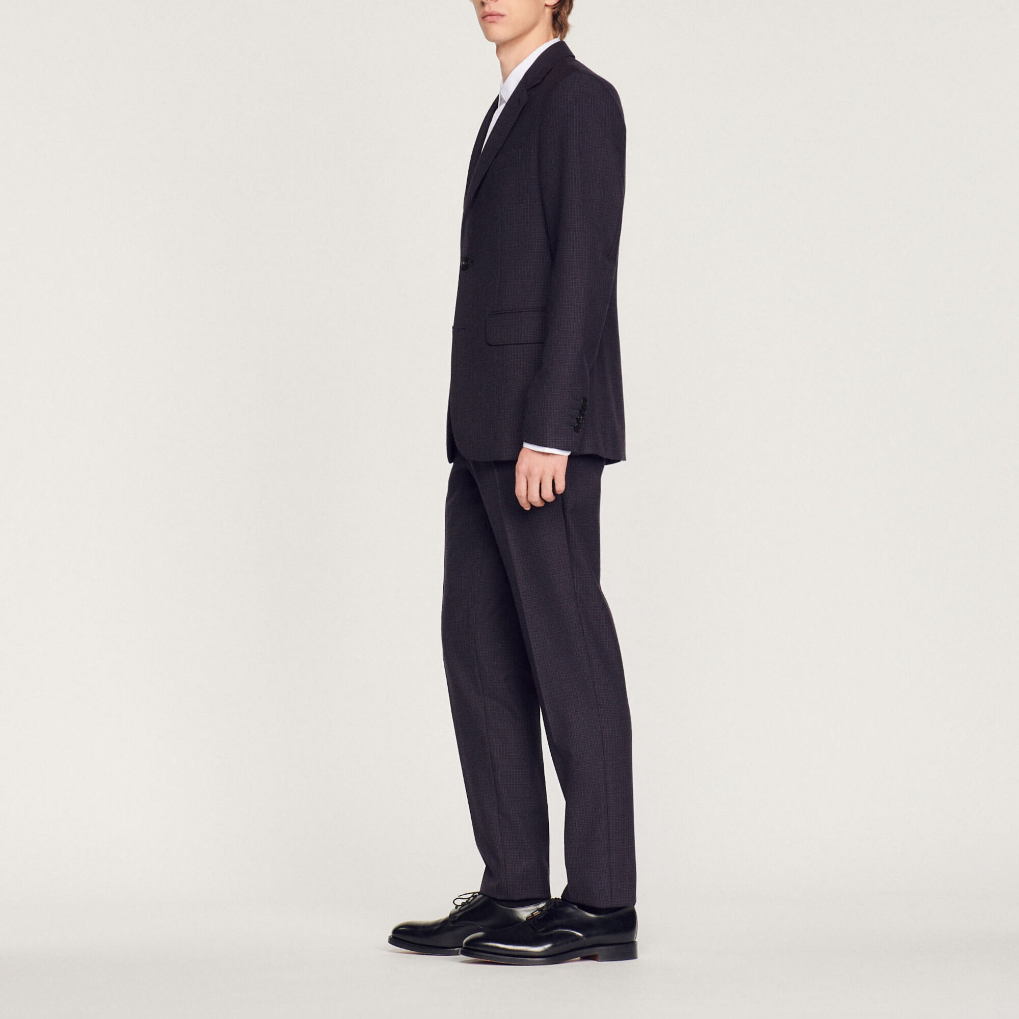 Veste de costume en laine vierge