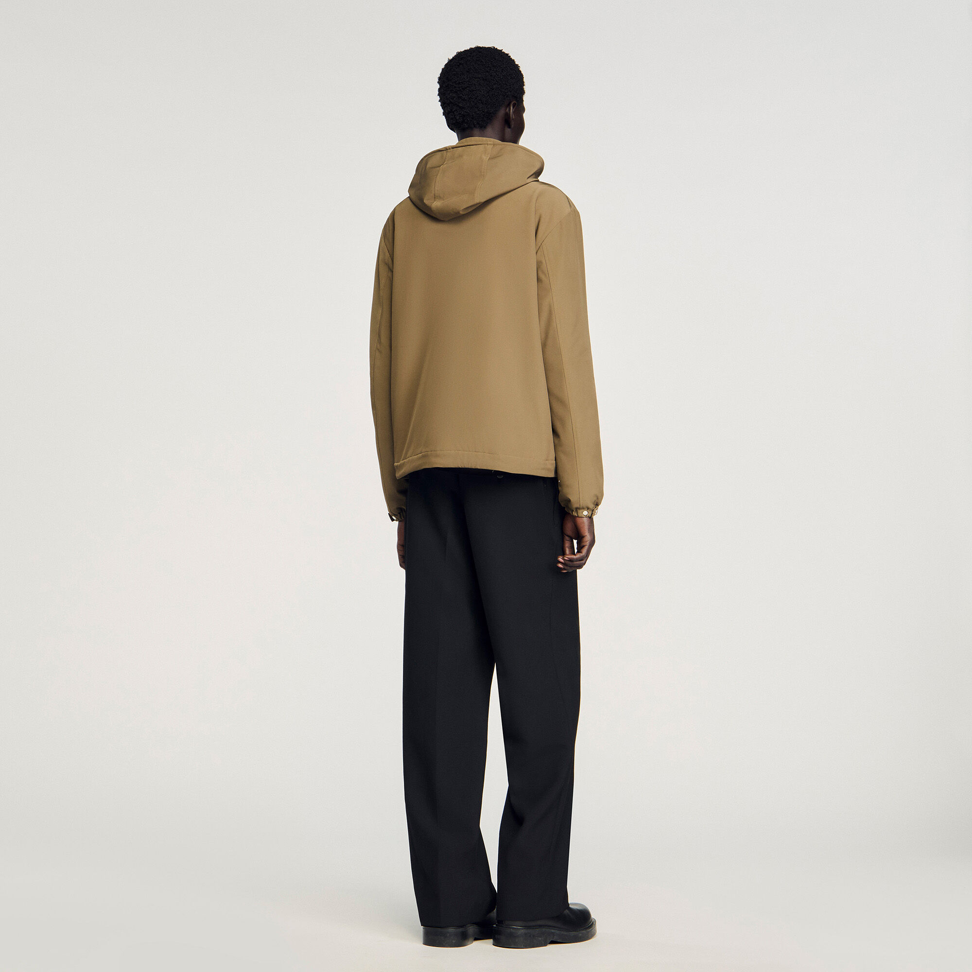 Blouson zippé à capuche