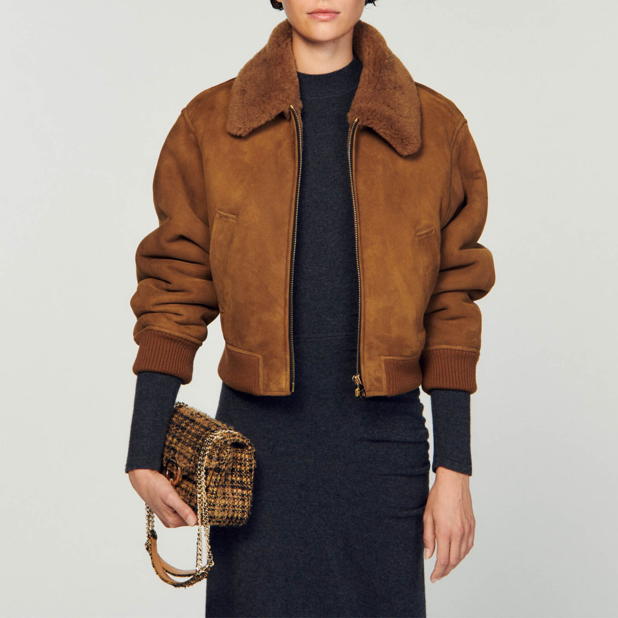 Robe longue en maille