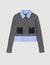 Pull court en laine et cachemire