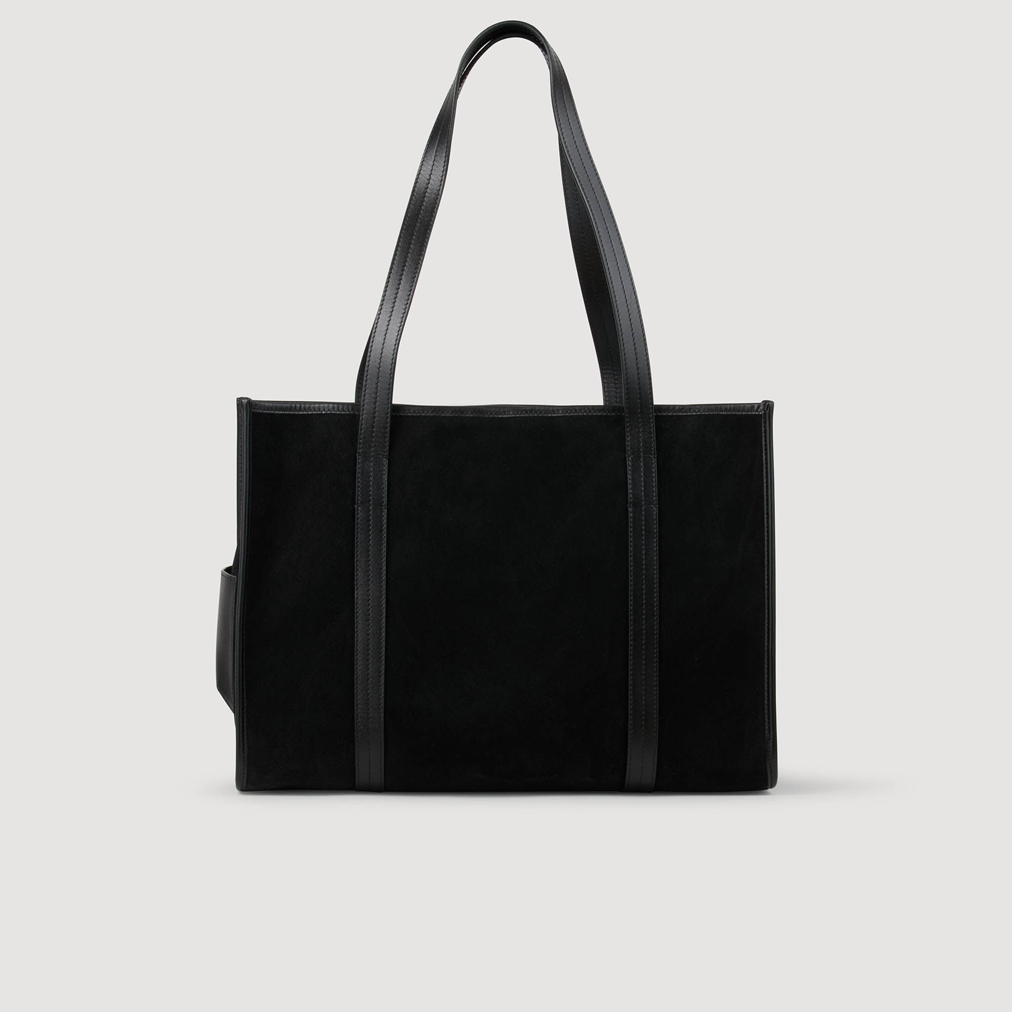 Sac cabas en suède