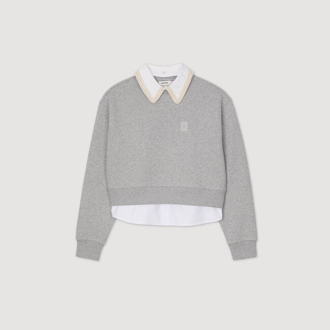 Sweatshirt trompe l'œil
