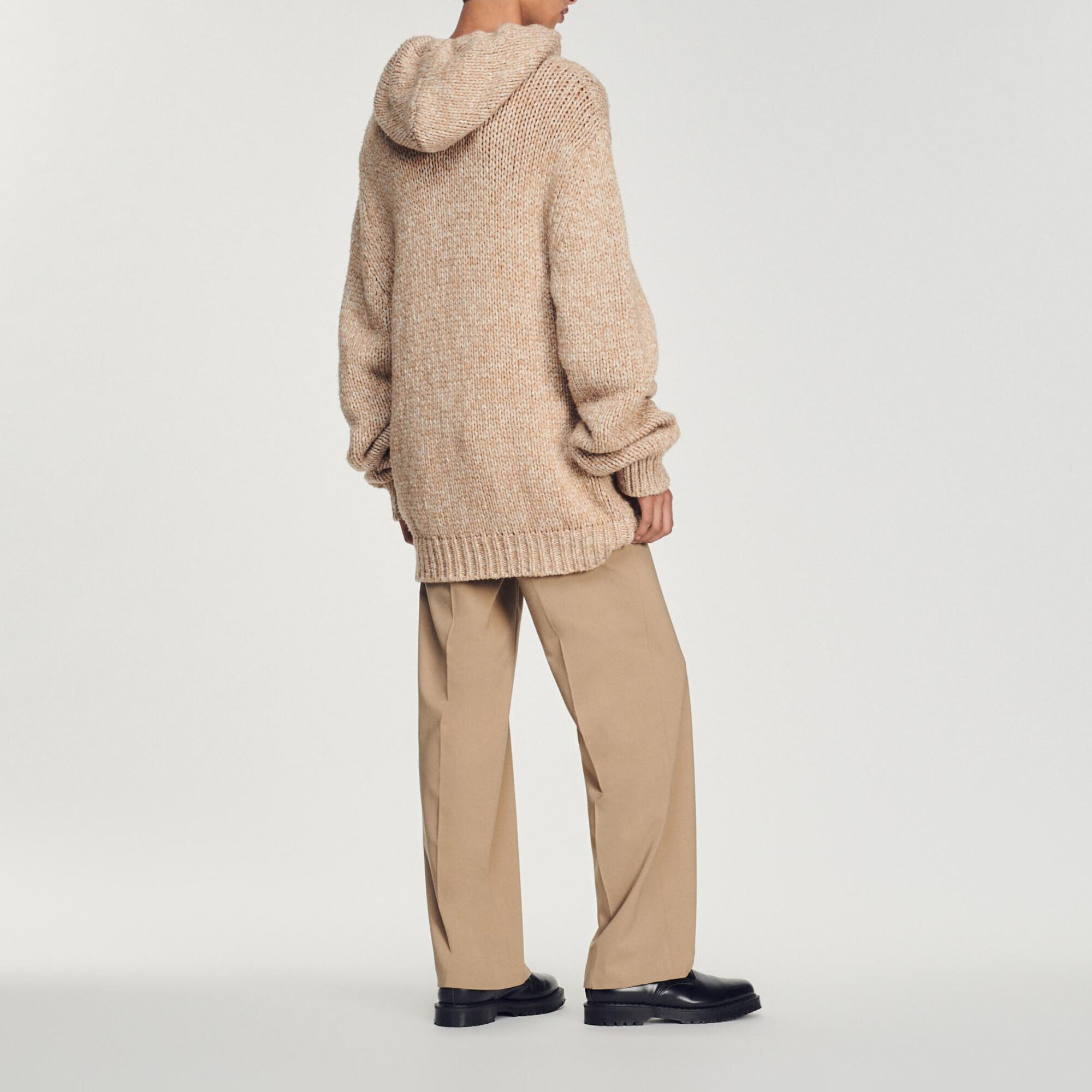 Hoodie oversize en maille