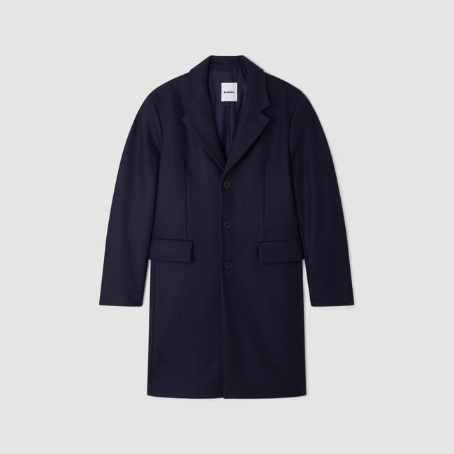 Manteau en laine et cachemire