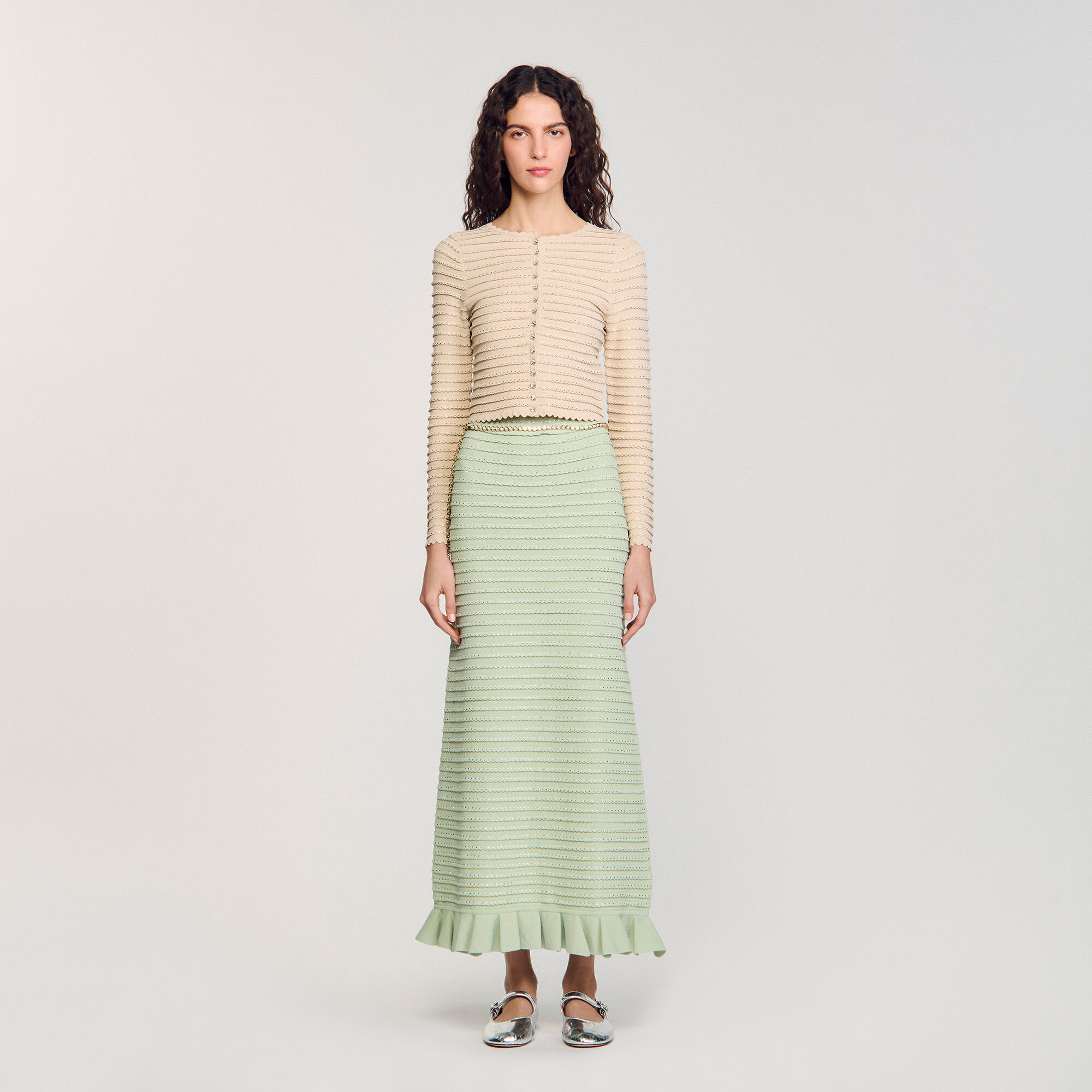 Cardigan strassé