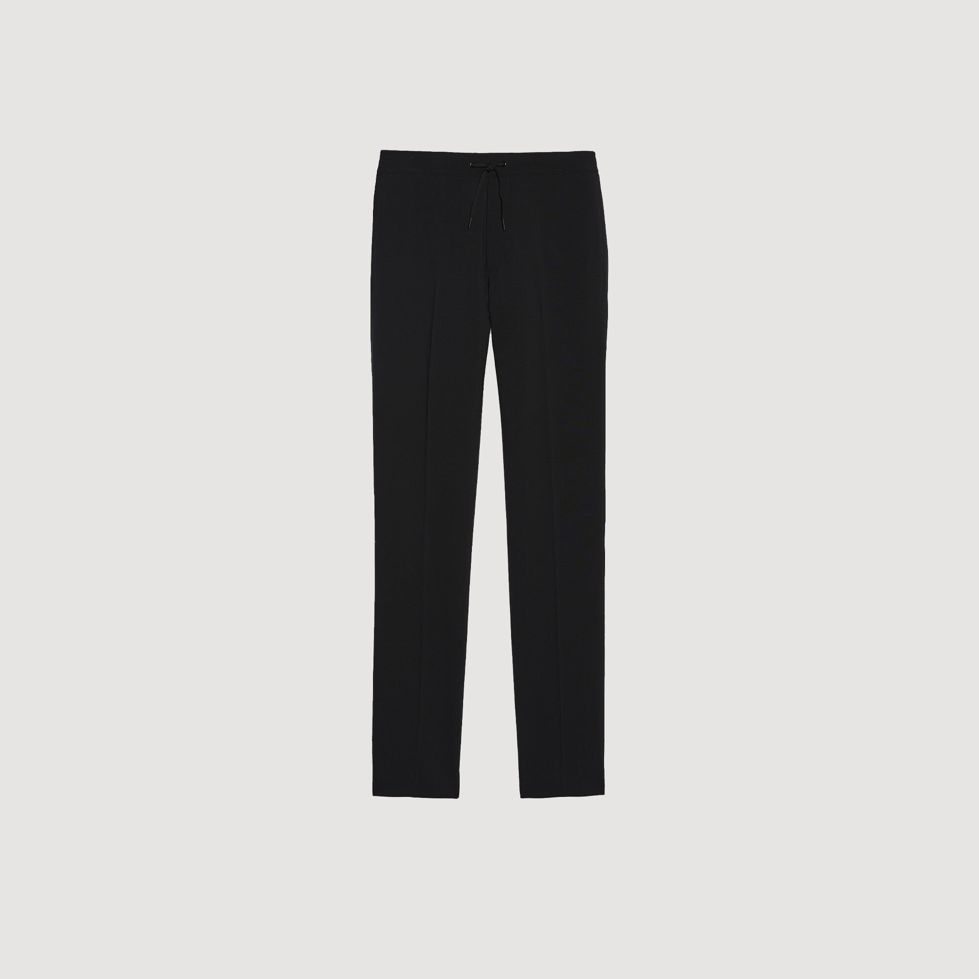 Pantalon à ceinture élastiquée