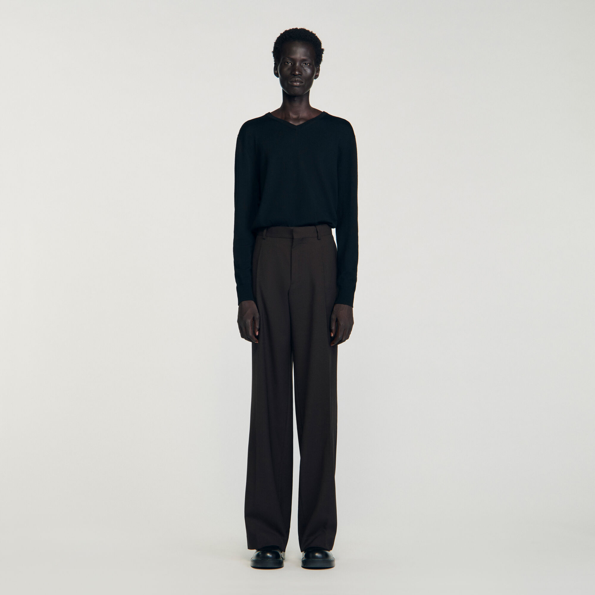 Pantalon de costume droit