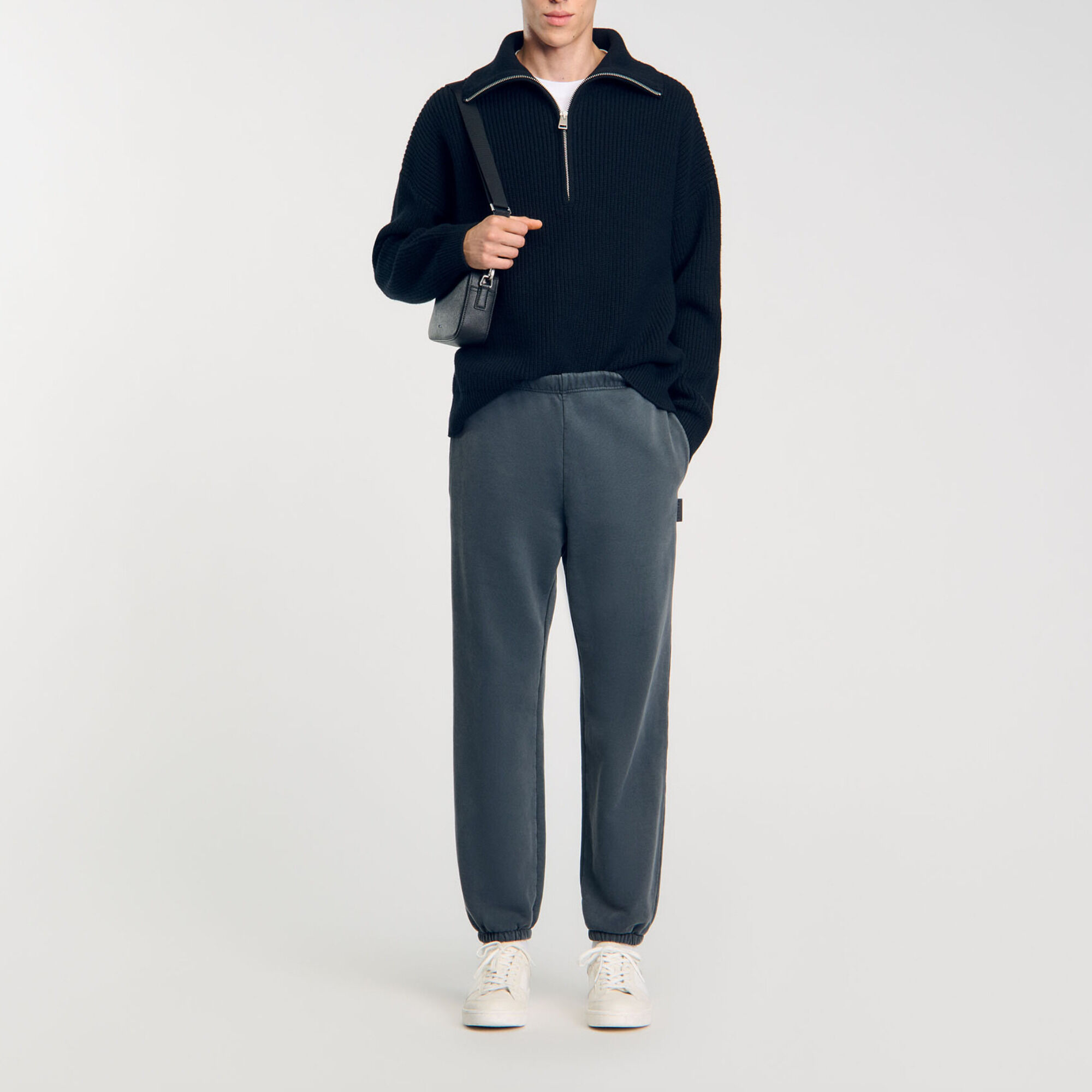 Pantalon de jogging en molleton - Homme | Sandro Paris