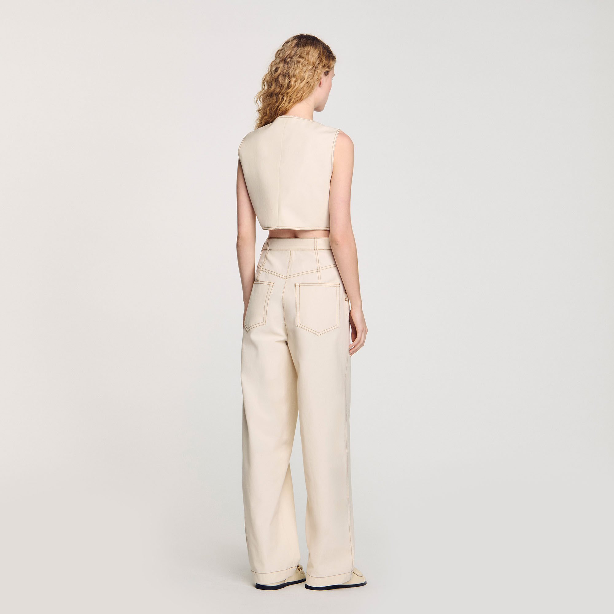 Veston court en jean