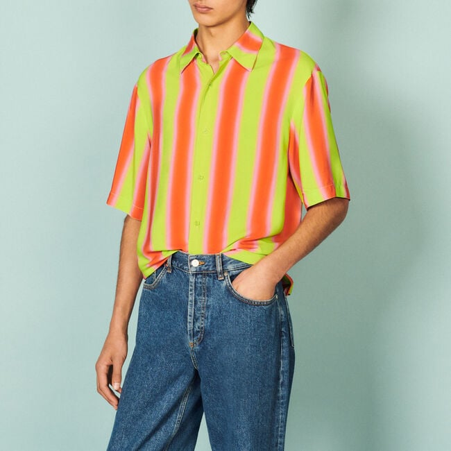 Chemise fluide à rayures