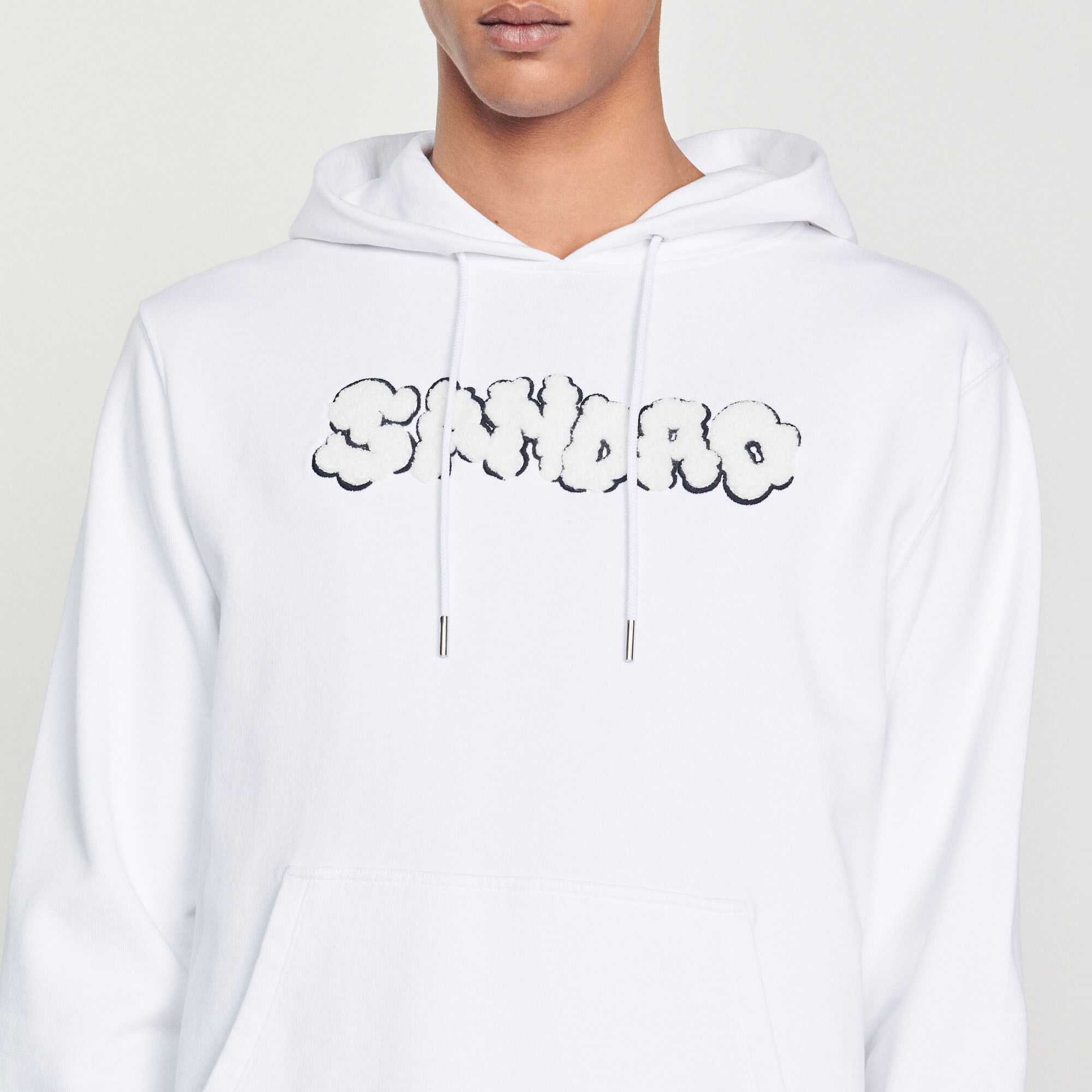 Hoodie brodé Sandro