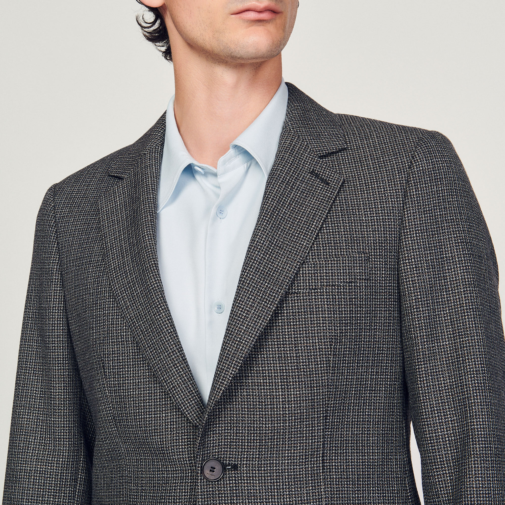 Veste de costume en laine vierge