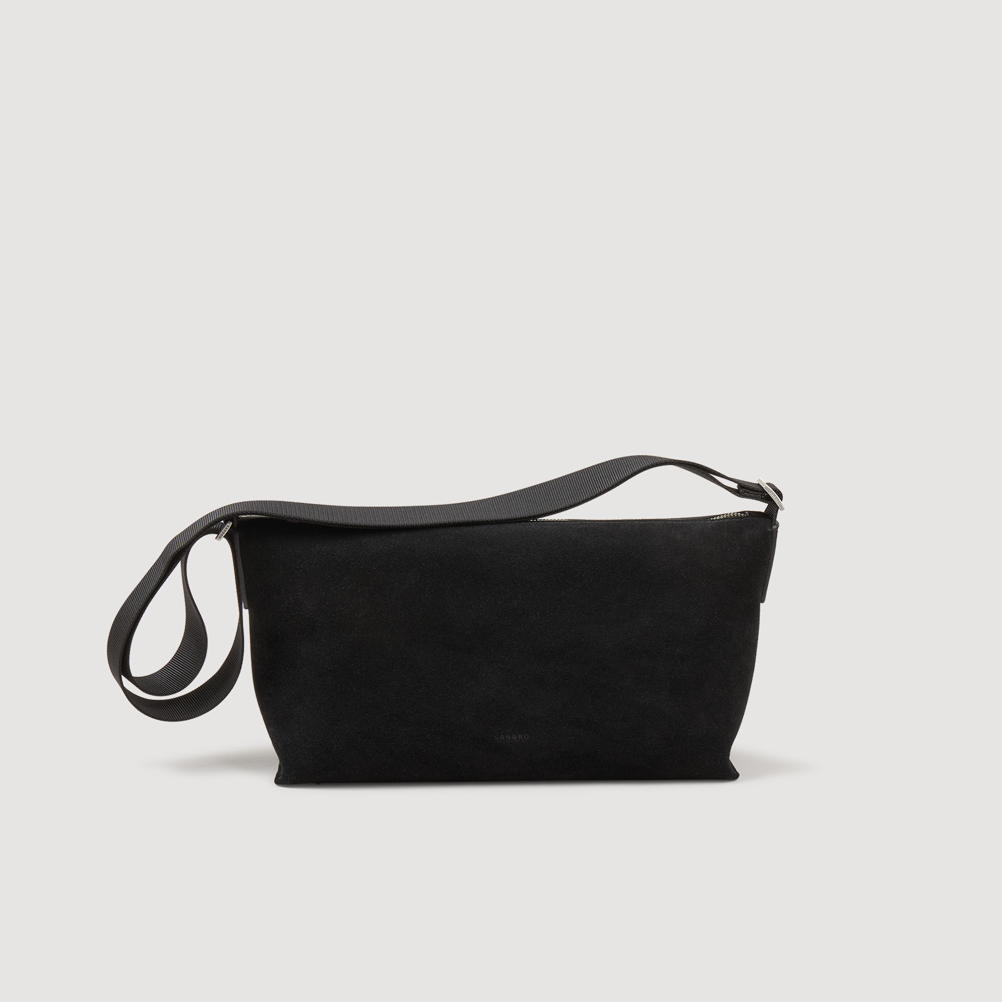 Sac hobo en croûte de cuir