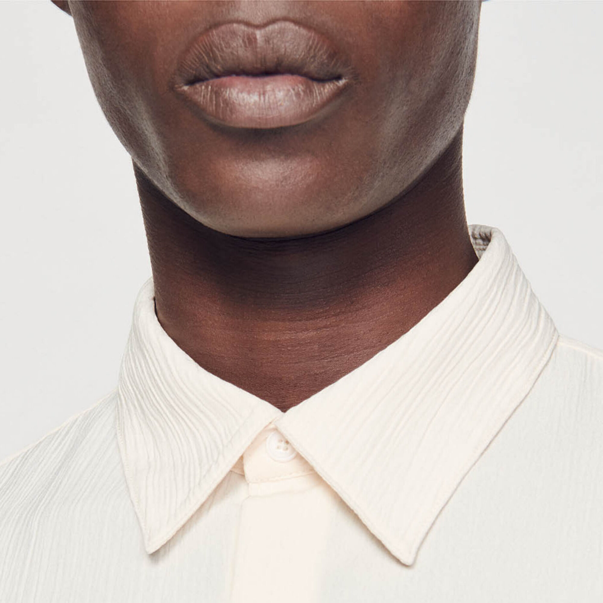 Chemise fluide plissée