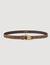 Ceinture en cuir suède