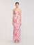Robe longue à imprimé fleuri
