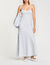 Robe longue ray&eacute;e &agrave; bretelles - Femme | Sandro Paris