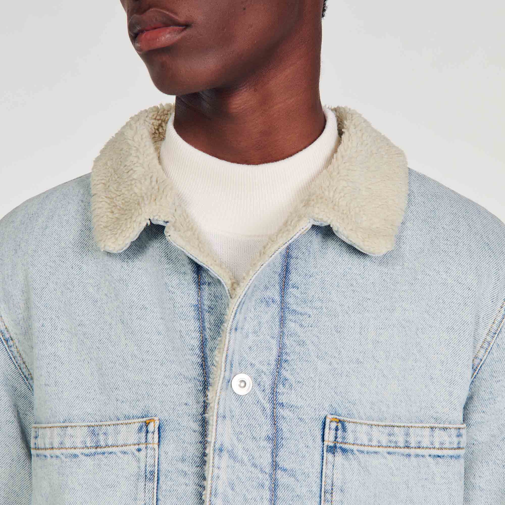 Blouson worker en denim