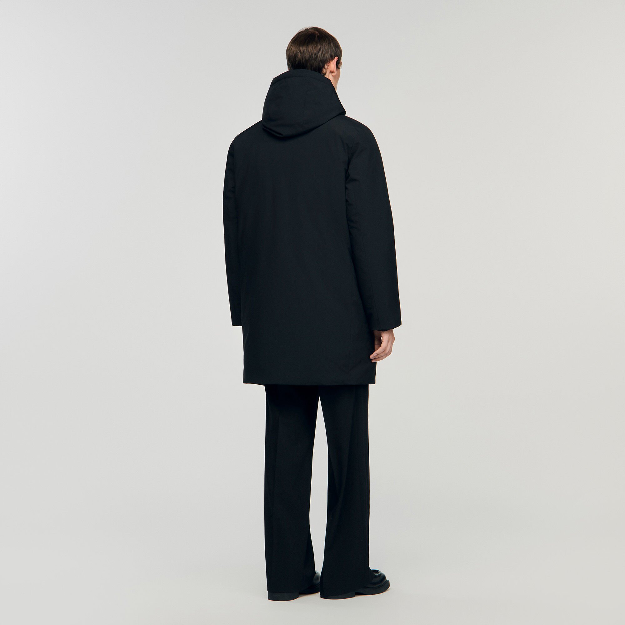 Parka avec capuche et fermeture