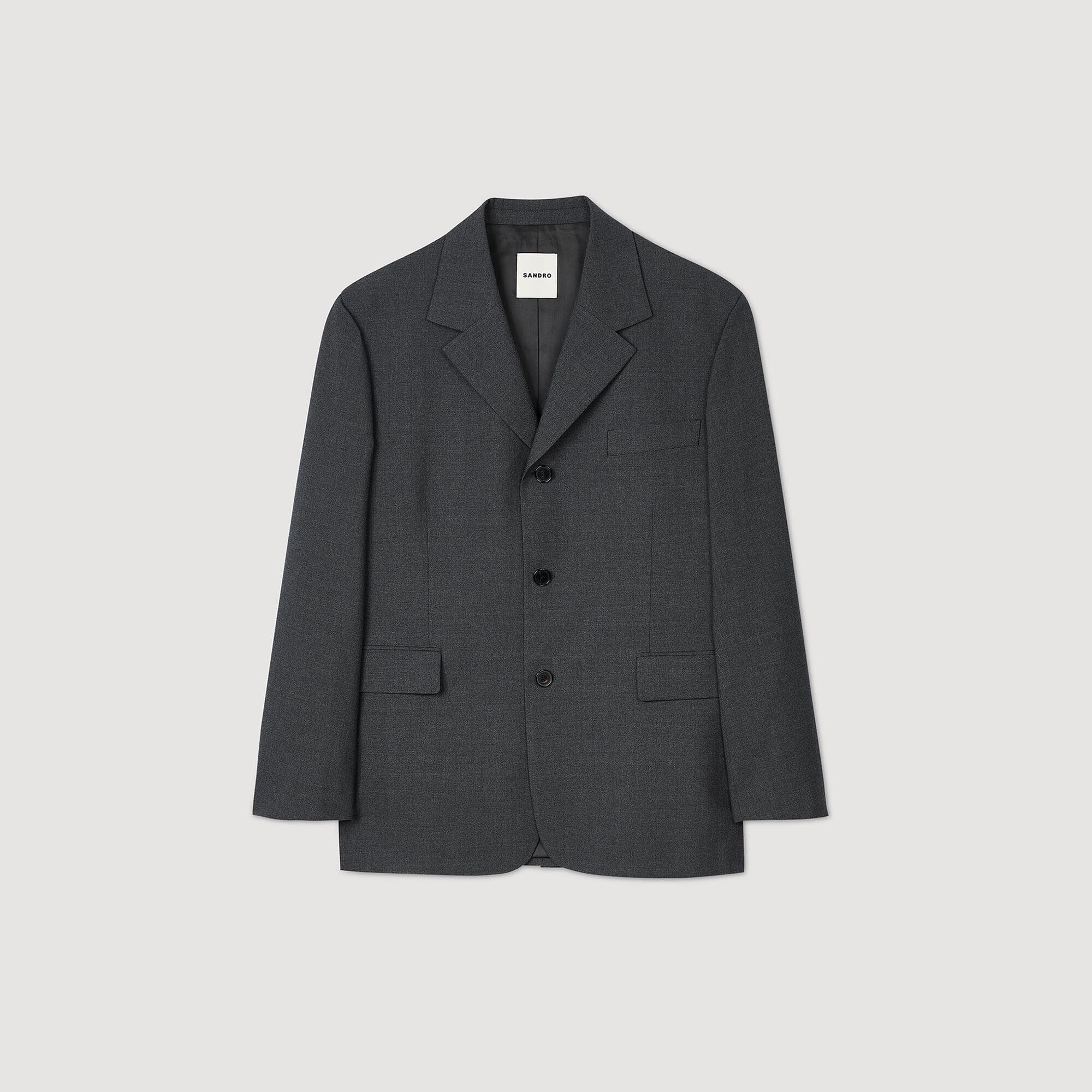 Veste de costume oversize - Homme | Sandro Paris