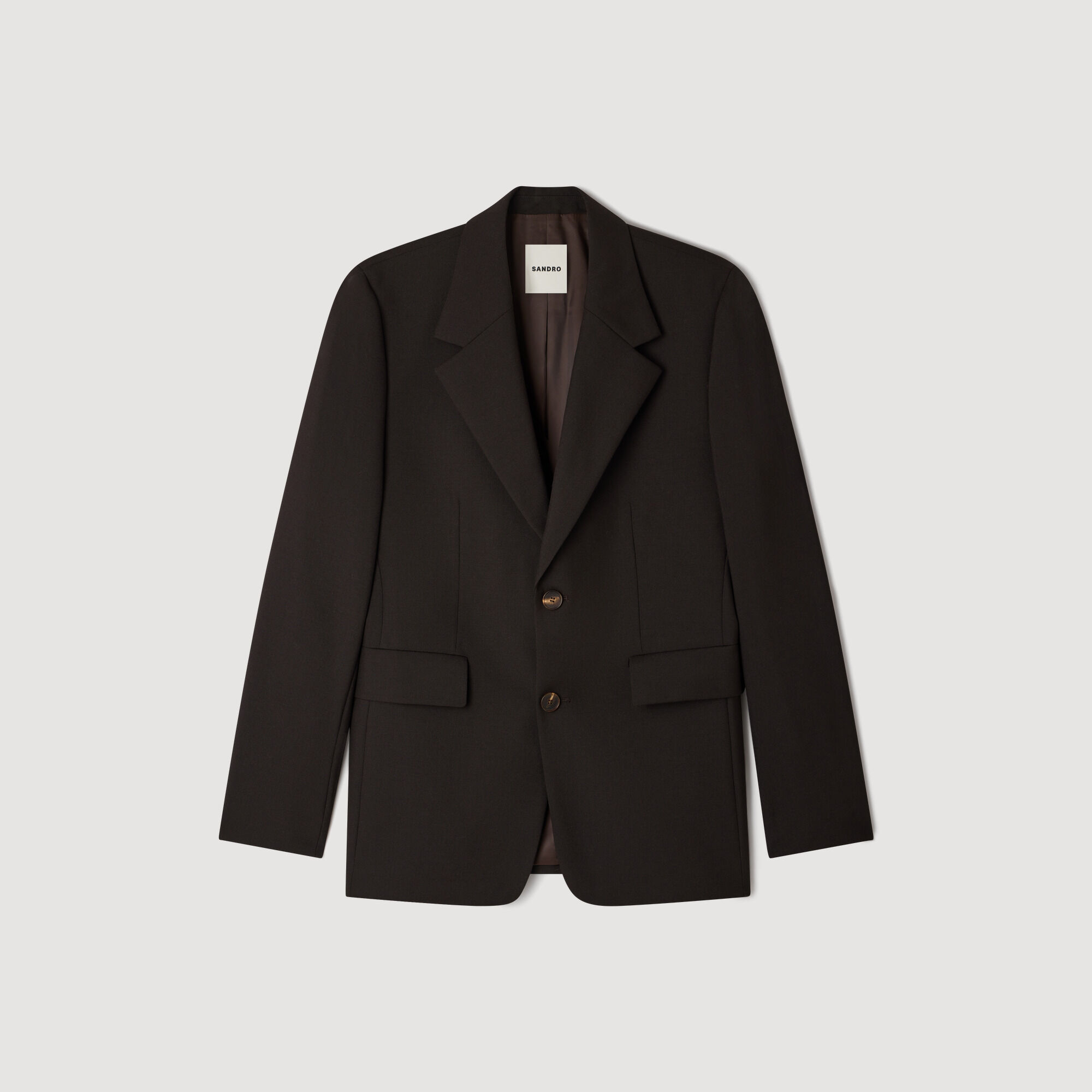 Veste de costume en laine  - Homme | Sandro Paris