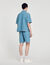 Chemise en denim square cross