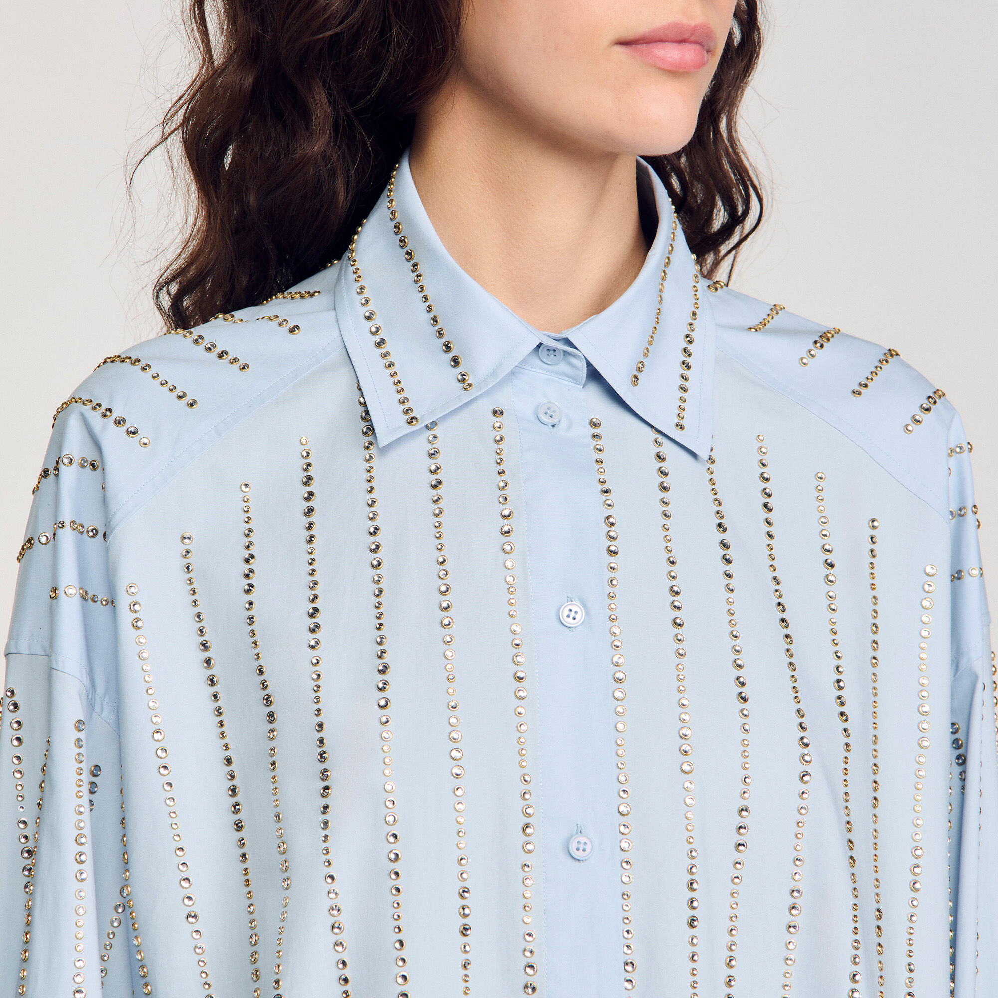Chemise strassée