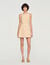 Robe courte en guipure