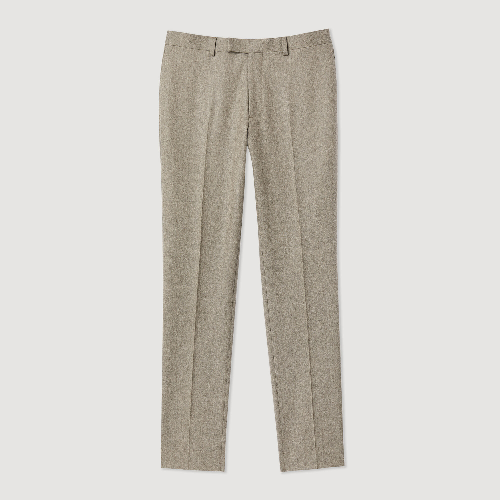 Pantalon de costume en flanelle