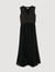 Robe longue plissée