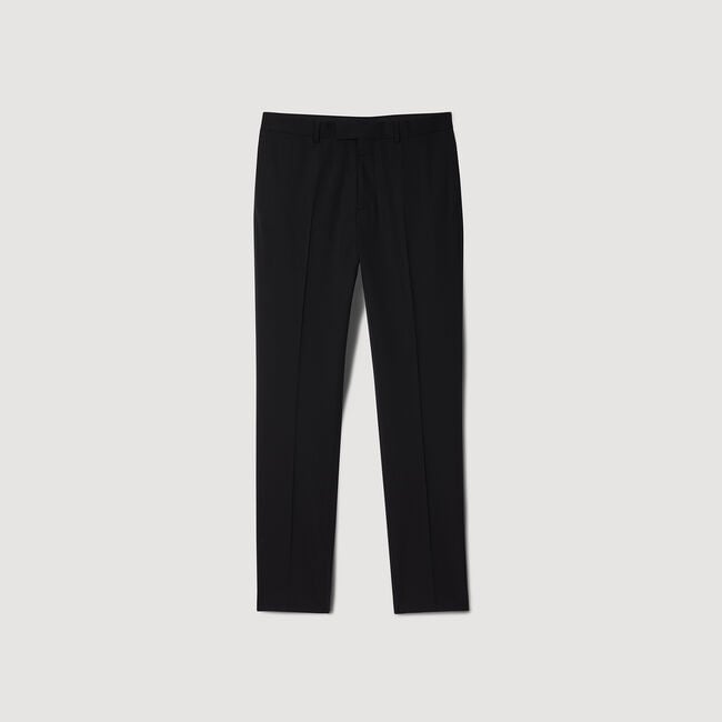 Pantalon de costume à coupe classique