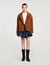 Blouson en daim oversize