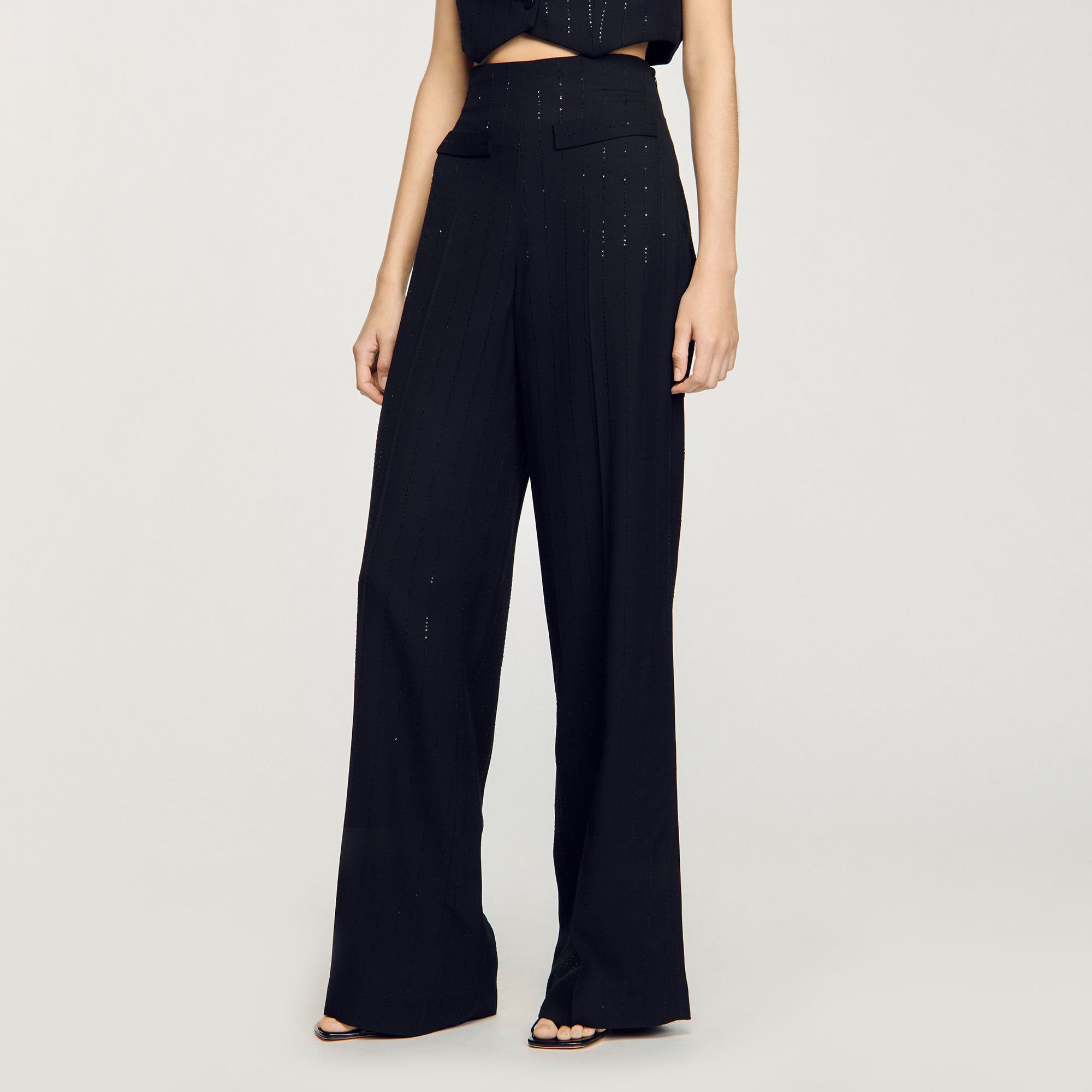 Pantalon de costume à sequins