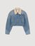 Blouson en jean à studs