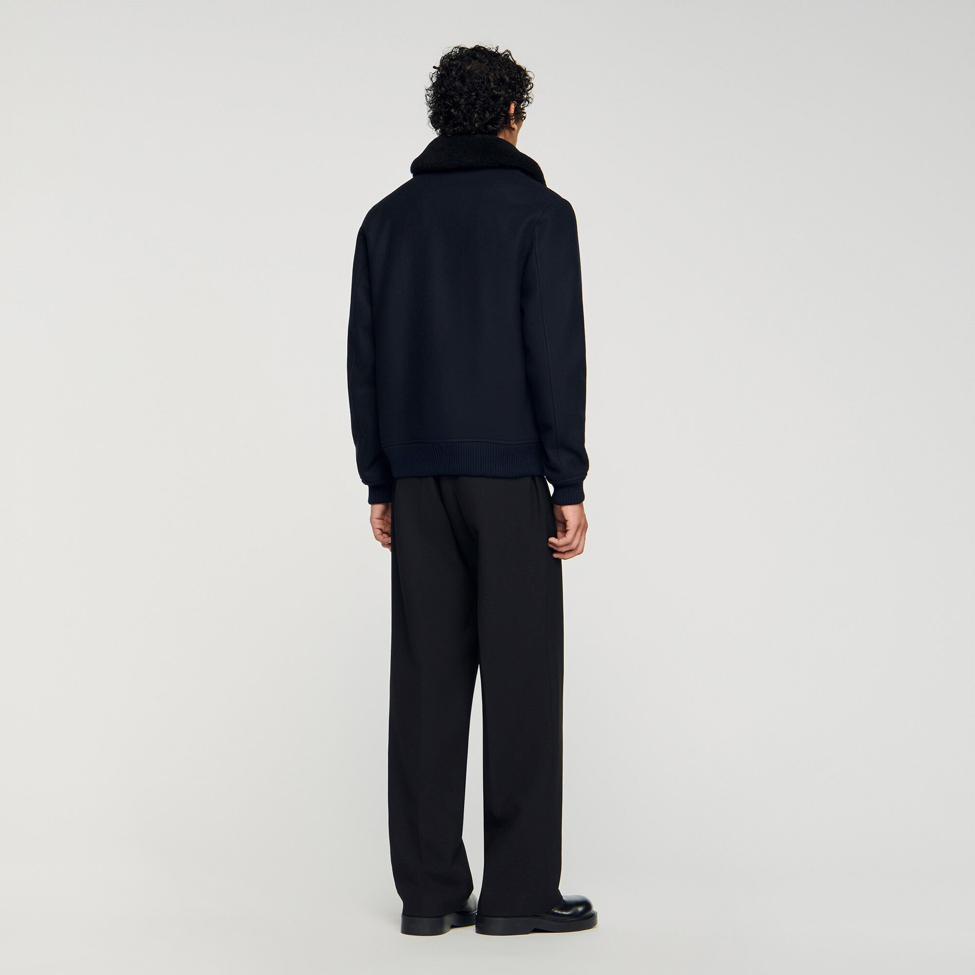 Blouson aviateur zippé