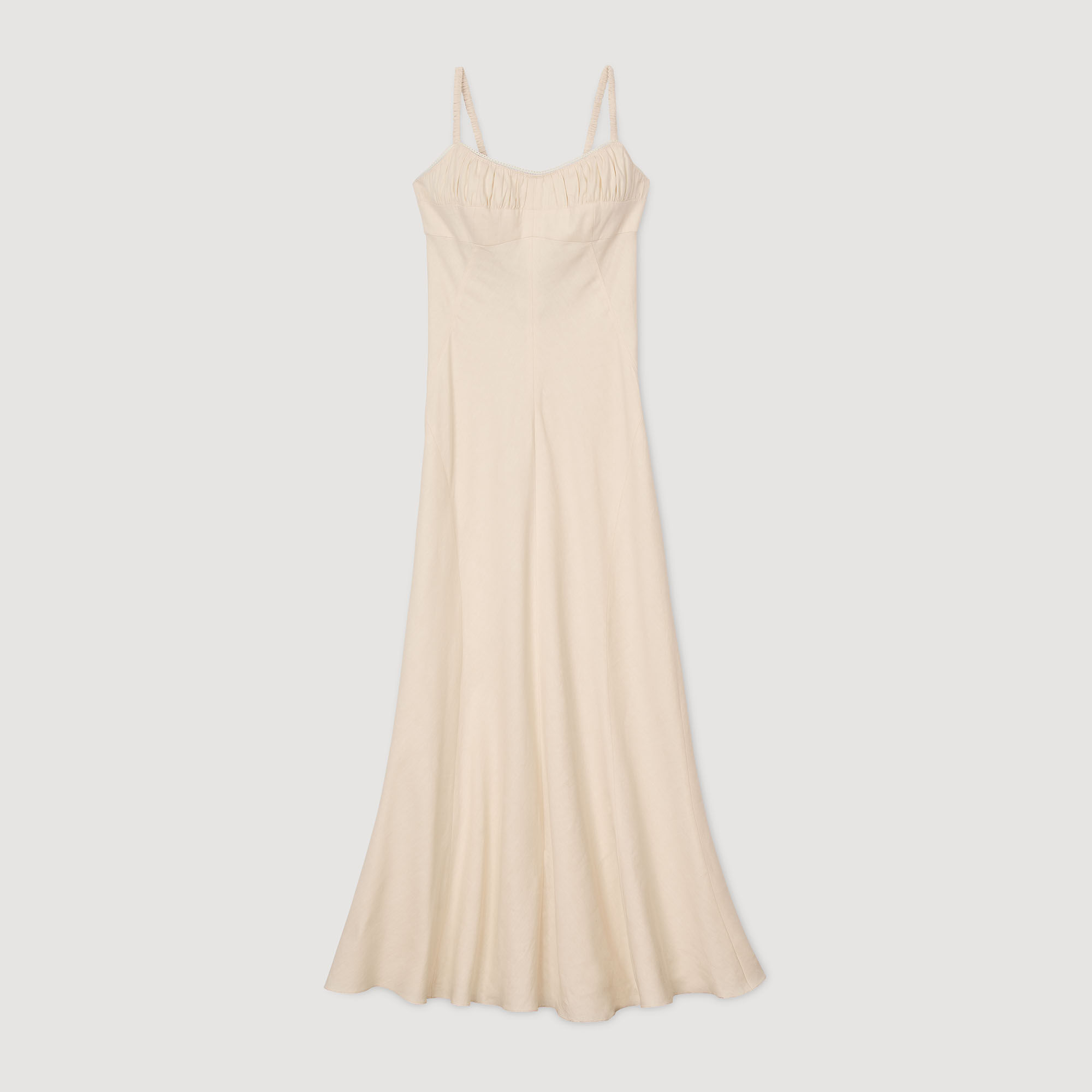 Robe longue à bretelles