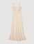 Robe longue à bretelles