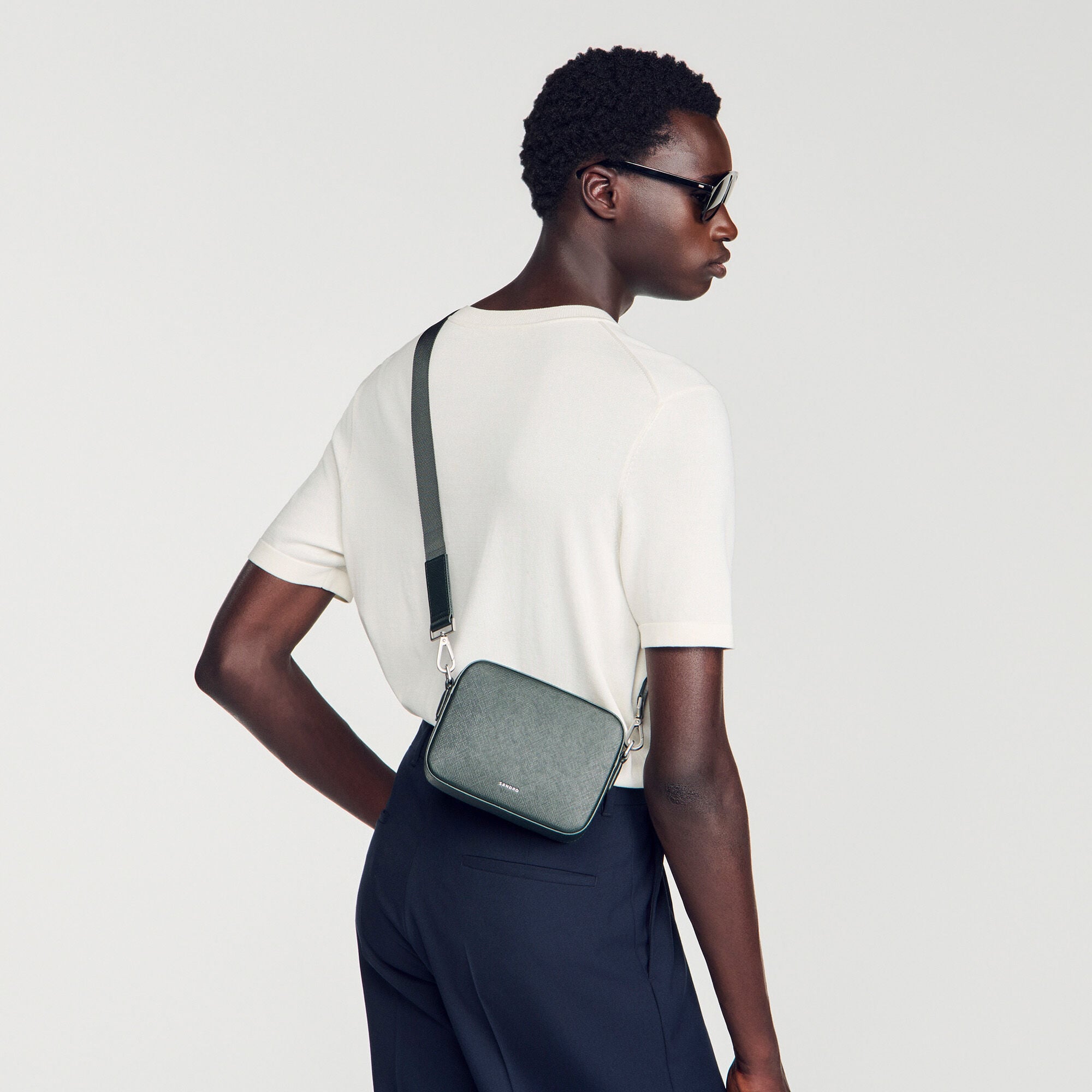 Petit sac en cuir reconstitu&eacute;