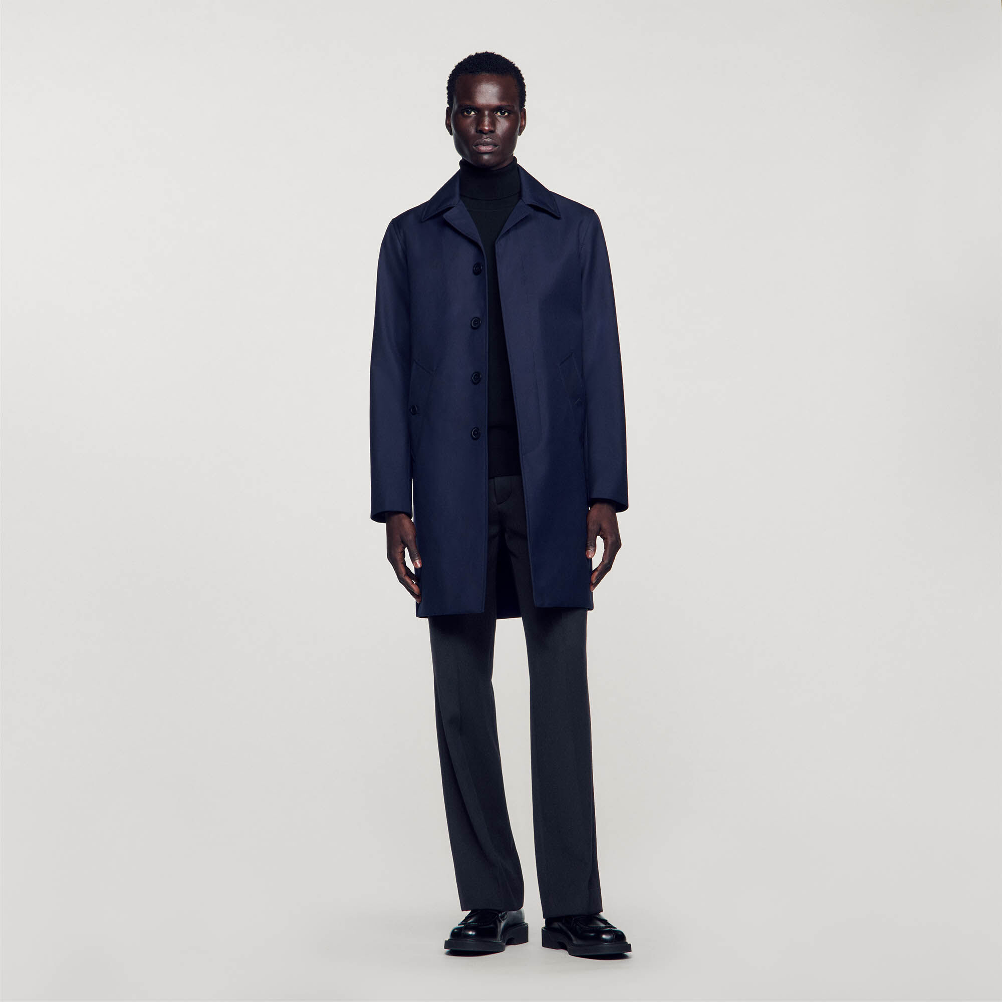 Veste en jean sandro homme discount