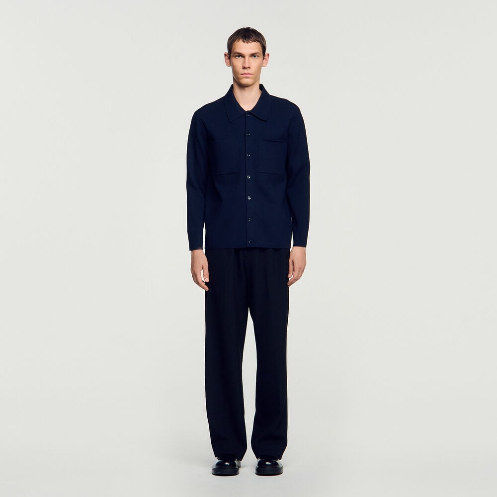 Sandro Cardigan veste – Marine – vue 2