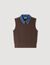 Pull en maille et denim