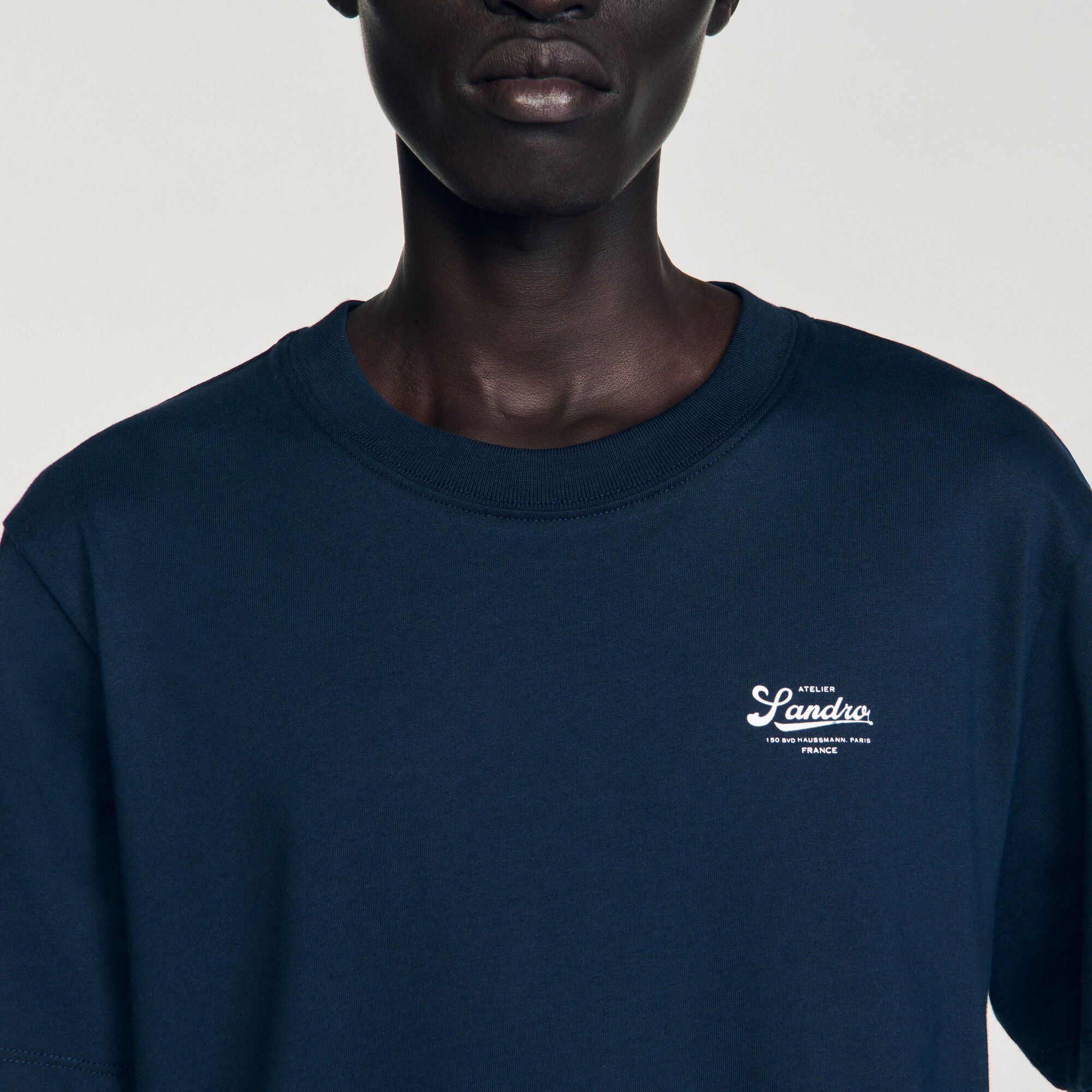 T-shirt à logo appliqué 