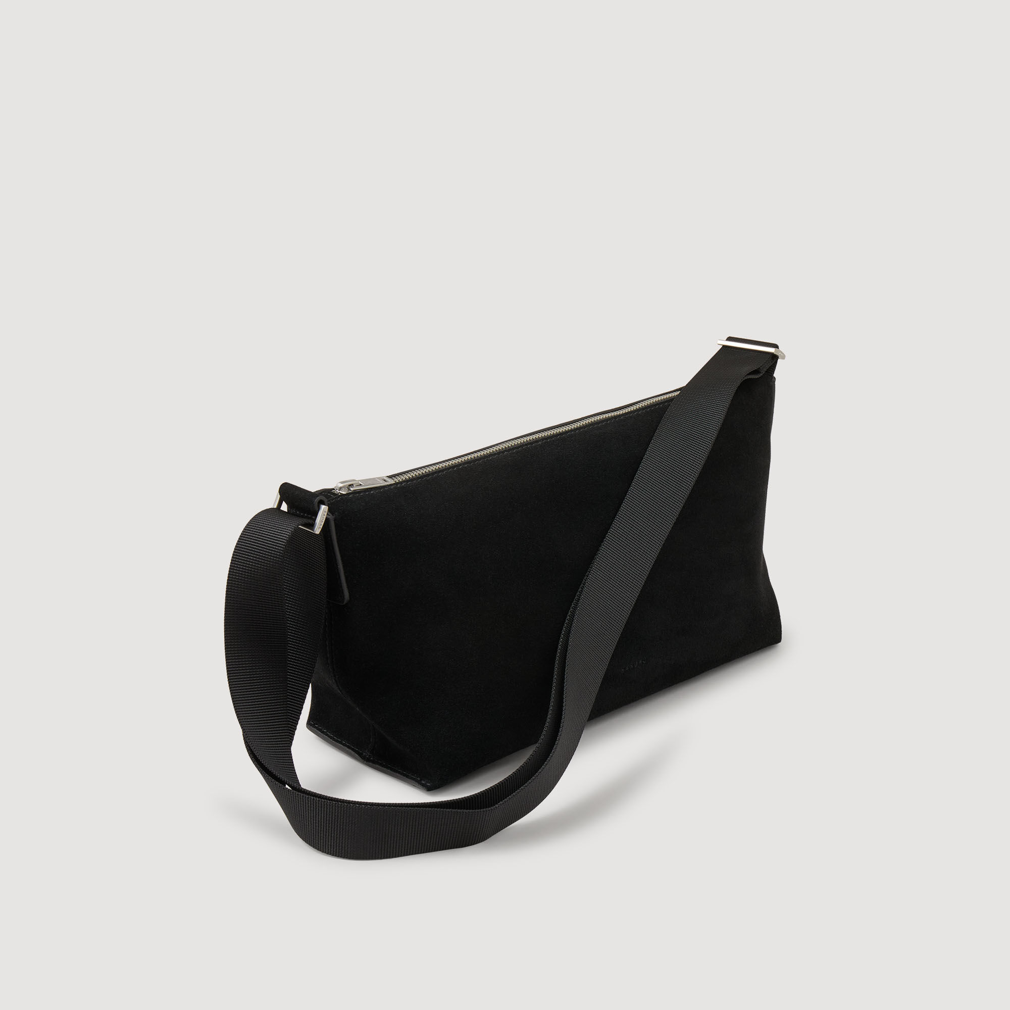 Sac hobo en croûte de cuir