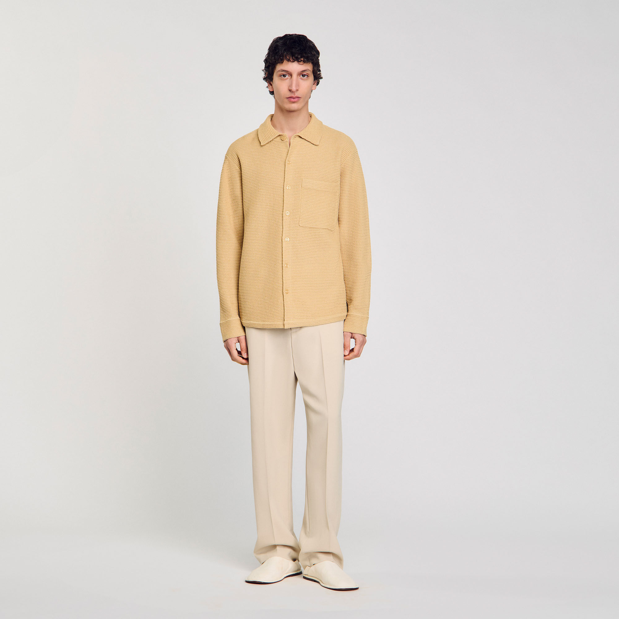 Chemise oversize en maille