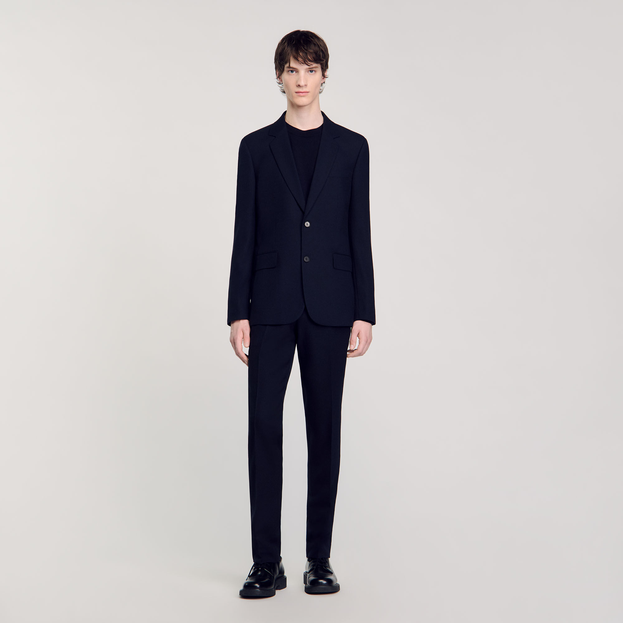 Veste sandro bleu marine deals