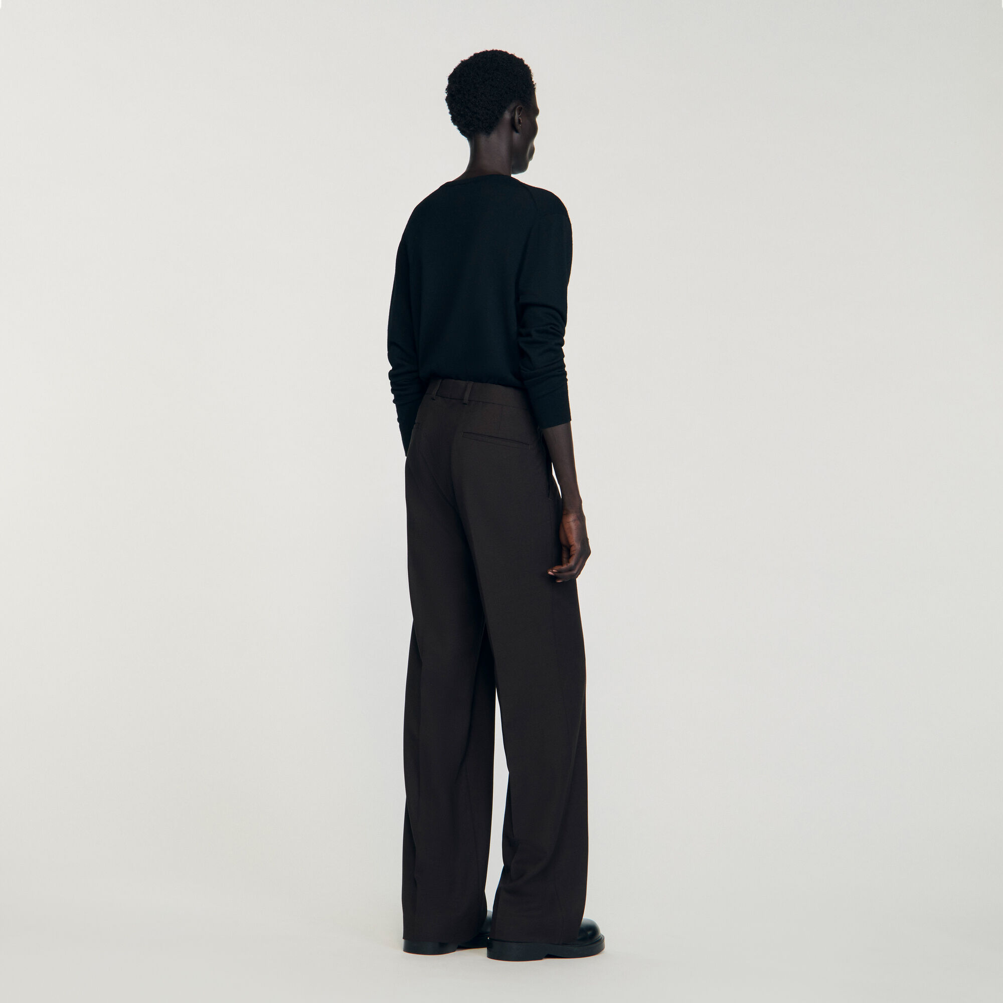 Pantalon de costume droit