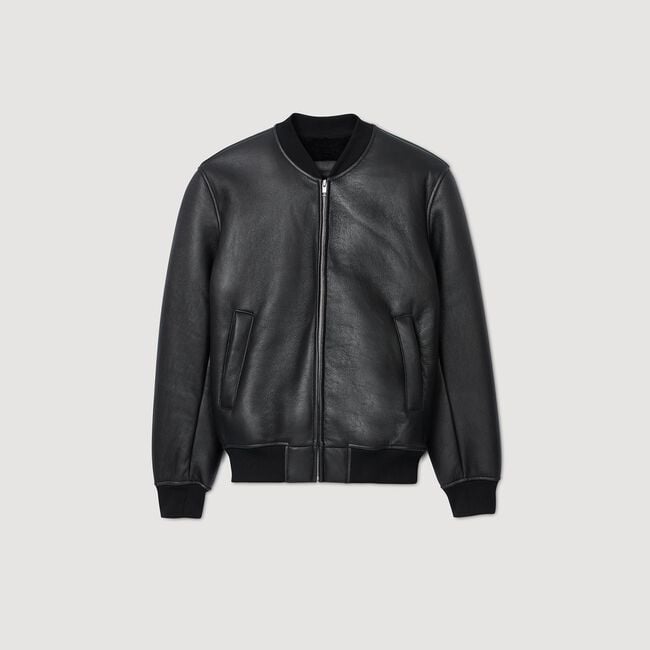 Bomber en shearling