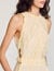 Robe longue  à détails dentelle 