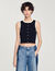 Gilet à détails crochetés 