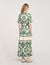 Robe longue à imprimé fleuri 